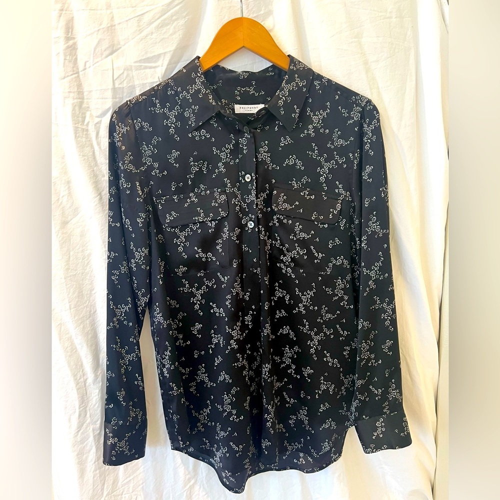 Equipment silk blouse, Size M